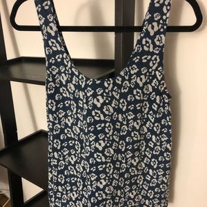 NWOT Equipment Leopard Silk Tank size small
